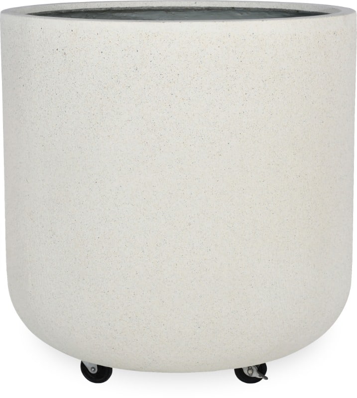 Areia basalt planter with wheels
