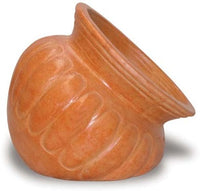 Barro deco on side spill pot