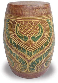 Barro garden stool planter with necklace