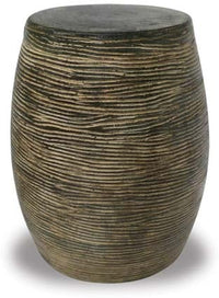 Barro garden stool planter with scratch