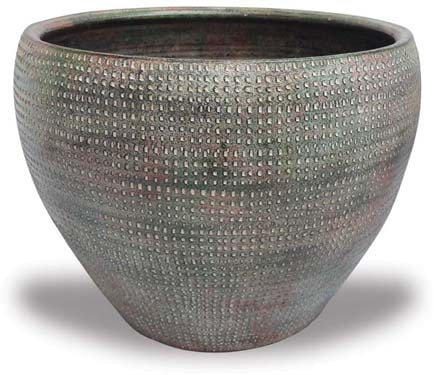 Barro low planter with grid