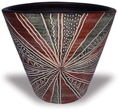 Barro planter with ancient