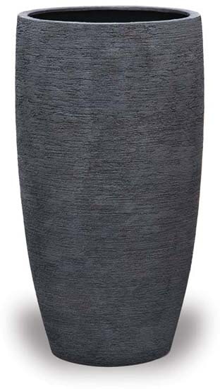 Brisa tall egg planter, black