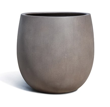 Brisa urban belly planter, brown