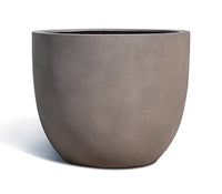 Brisa urban egg round planter, brown