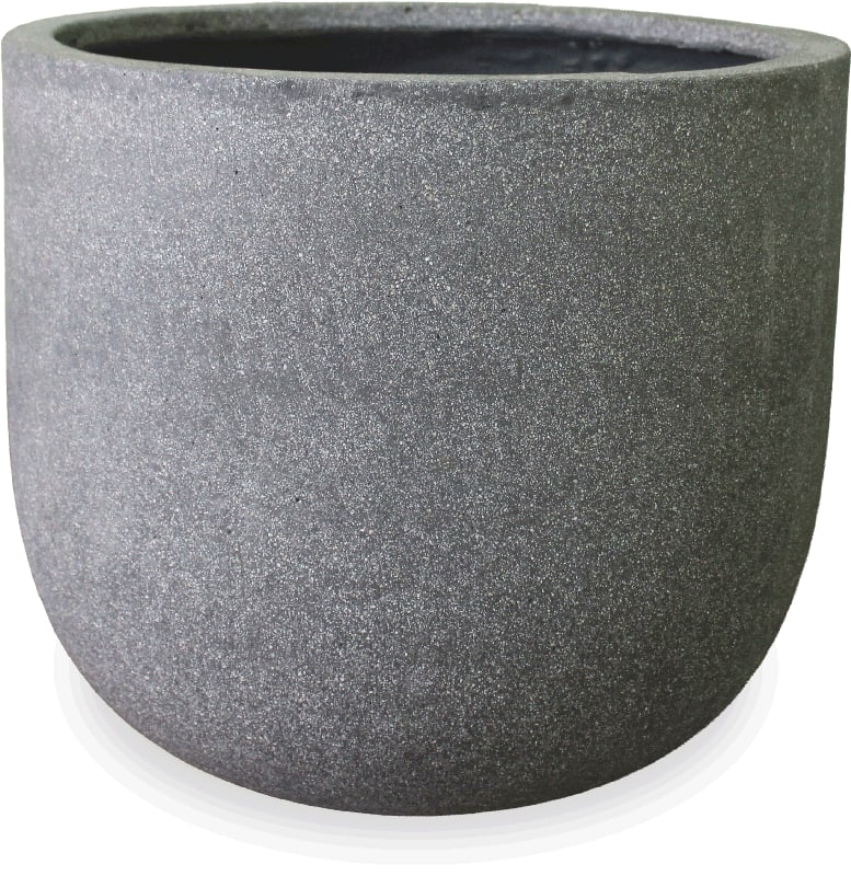 Caliza grey elara planter, grey