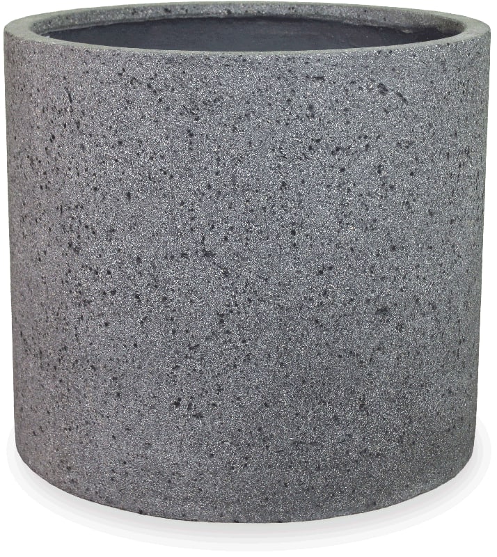 Caliza grey oslo tall planter, grey