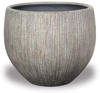 Costa bark texture fishbowl planter