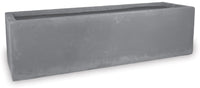 Costa giant rectangle planter, grey