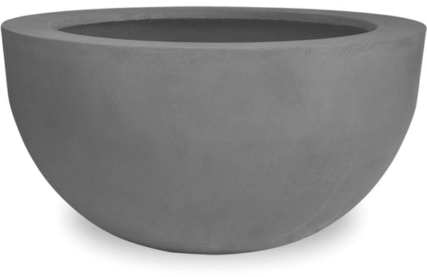Costa low planter, grey