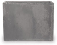 Costa oversized tall rectangle planter, grey