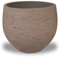 Costa ro cement belly pot, taupe