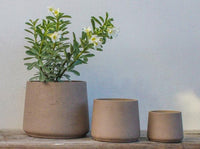 Costa ro cement footed pot