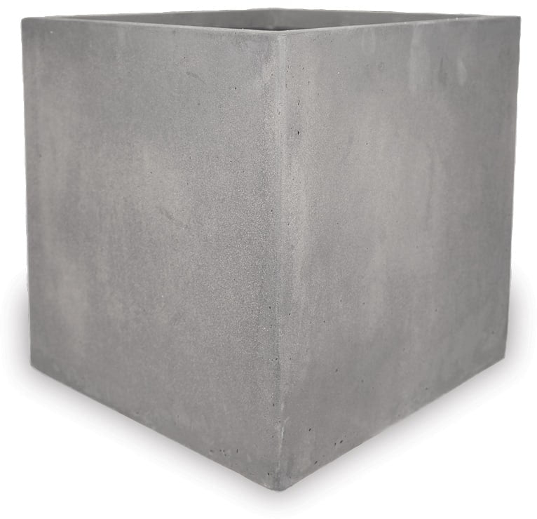 Costa square planter, grey