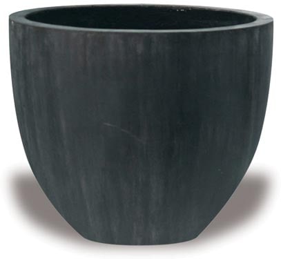 Dique egg planter, black