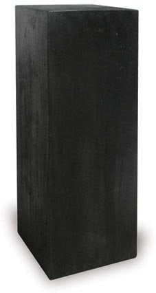 Dique pedestals planter, black