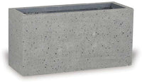 Dique rectangular planter, grey