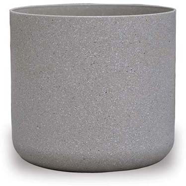Hoja round pastic pot, sand
