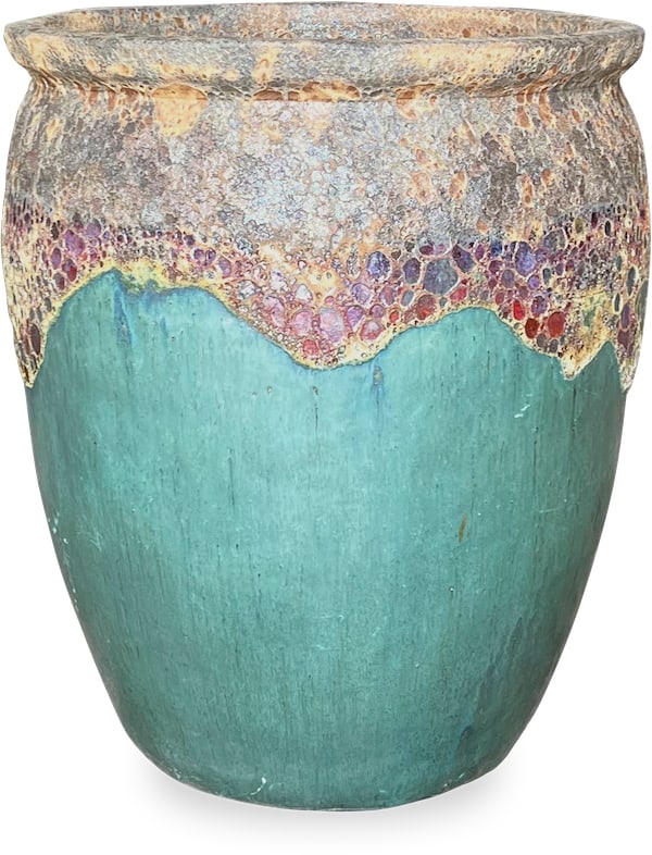 Horno anguilla egg planter, green