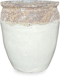 Horno anguilla egg planter, white