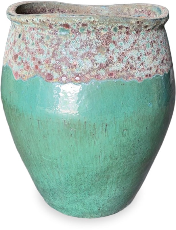 Horno caldera jar, green