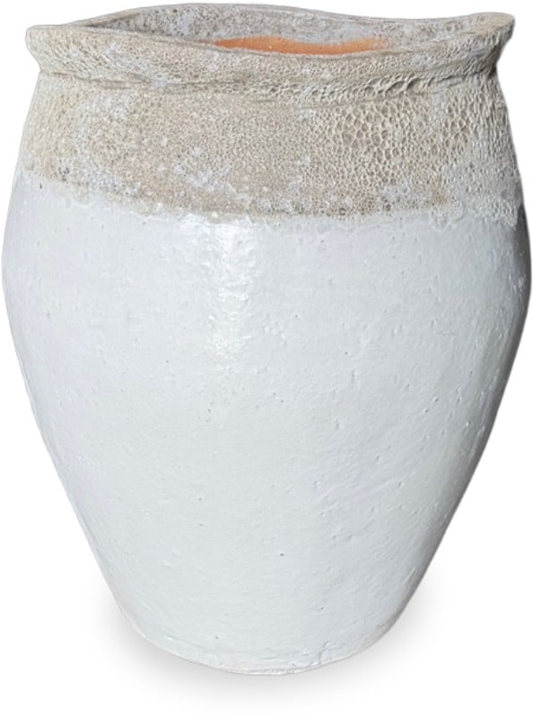 Horno caldera jar, white