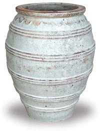 Horno five line jar, white