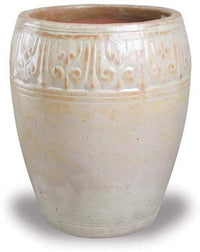 Horno flower belly planter, white