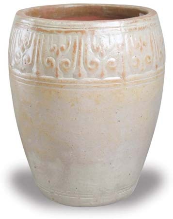 Horno flower belly planter, white