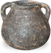 Horno low jar with handles