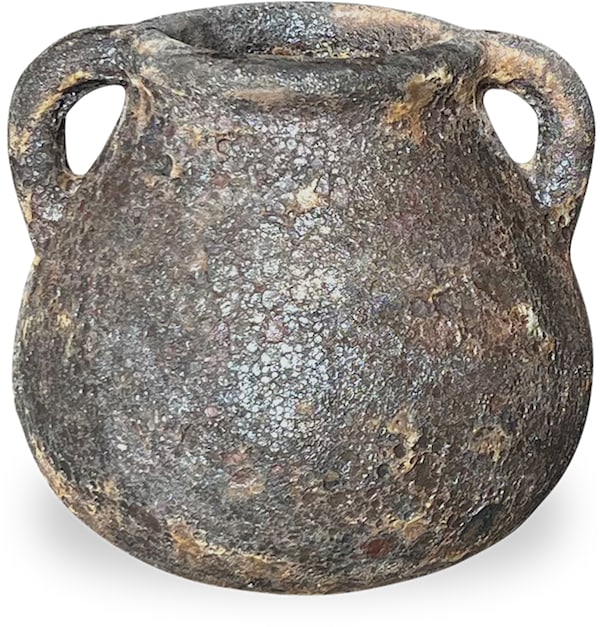 Horno low jar with handles
