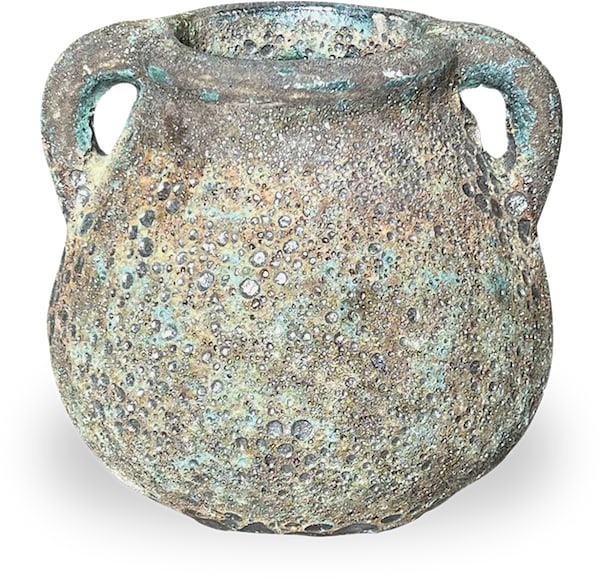 Horno low jar with handles