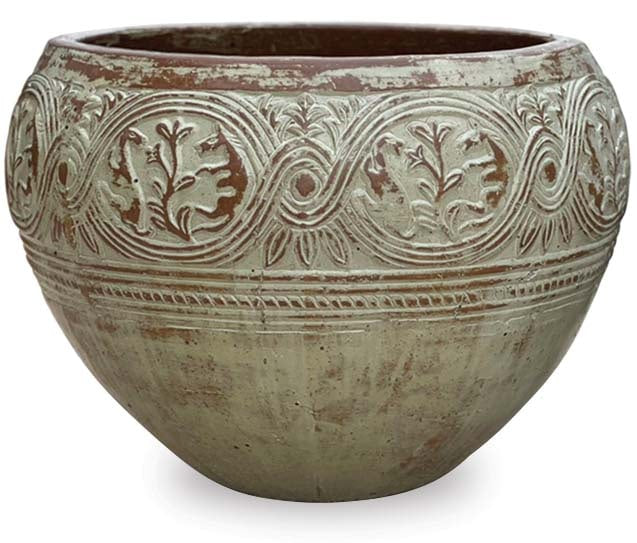 Horno wide round planter