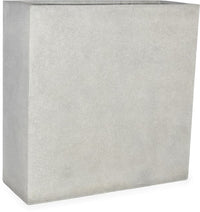 Lirio rectangular planter, grey