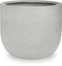 Lirio round planter, grey