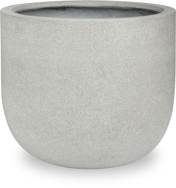 Lirio round planter, grey