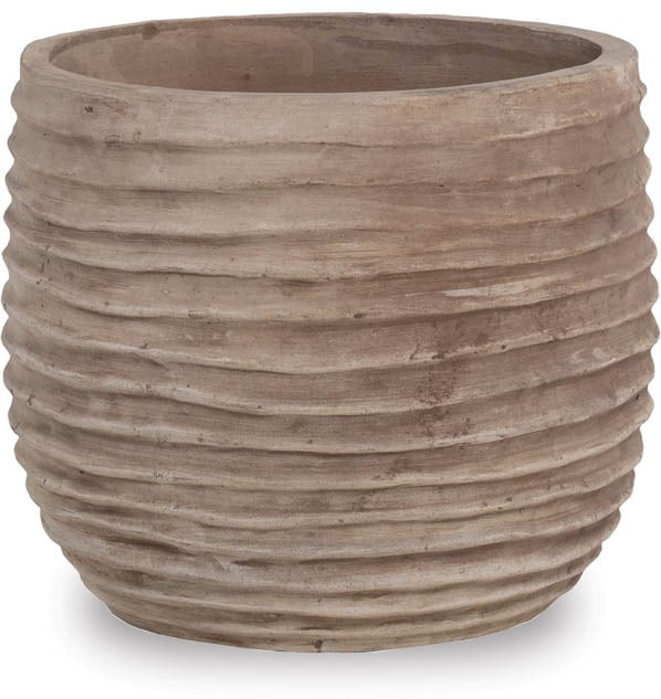 Loma medium rippled planter