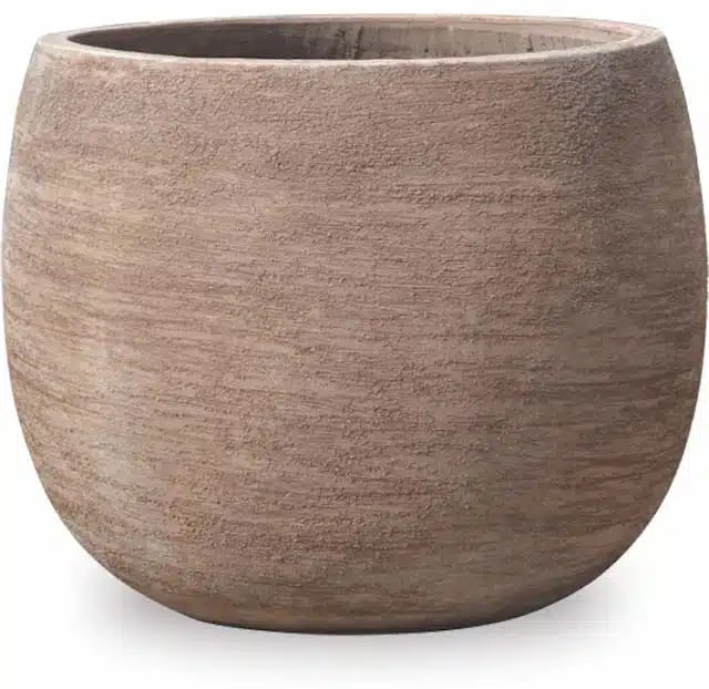 Loma samo scratched round pot