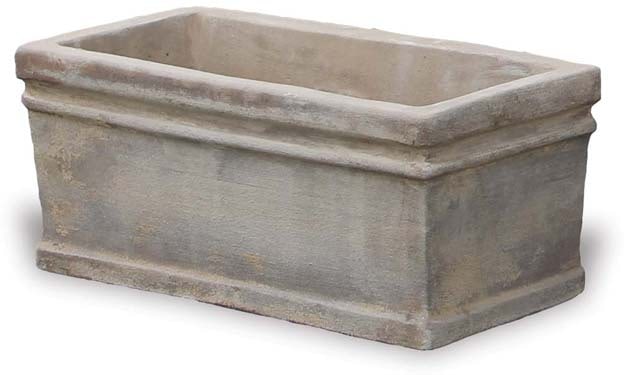 Loma small rectangular planter
