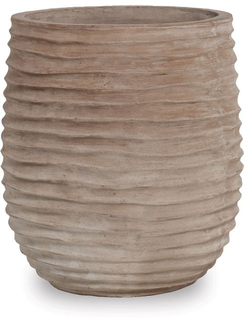 Loma tall rippled planter
