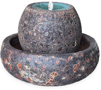 Mar ball tabletop fountain with LED light