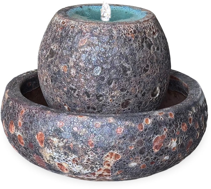 Mar ball tabletop fountain with LED light