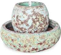 Mar ball tabletop fountain with LED light