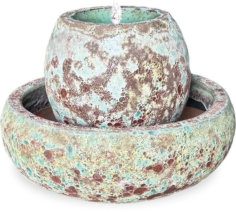 Mar ball tabletop fountain with LED light