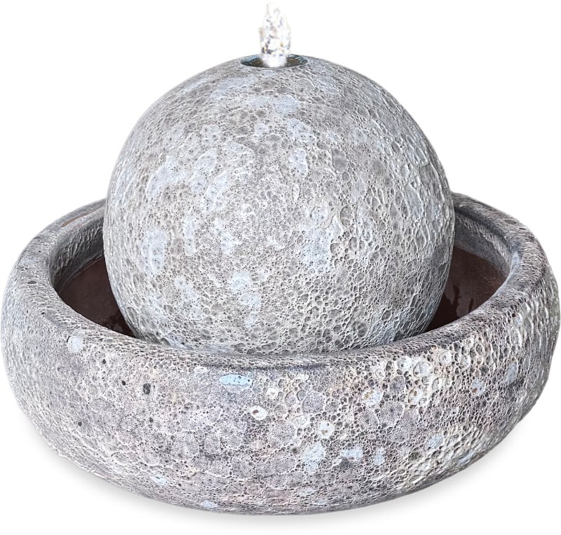 Mar tabletop fountain with LED light