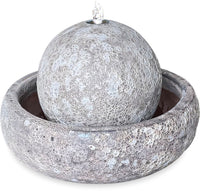 Mar tabletop fountain with LED light