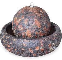 Mar tabletop fountain with LED light