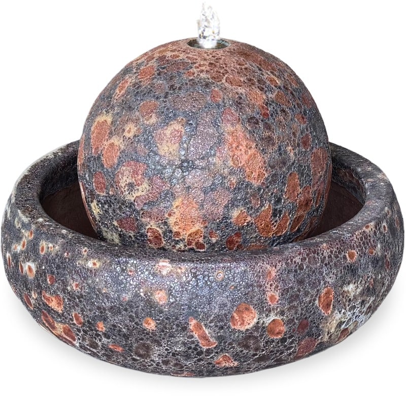 Mar tabletop fountain with LED light