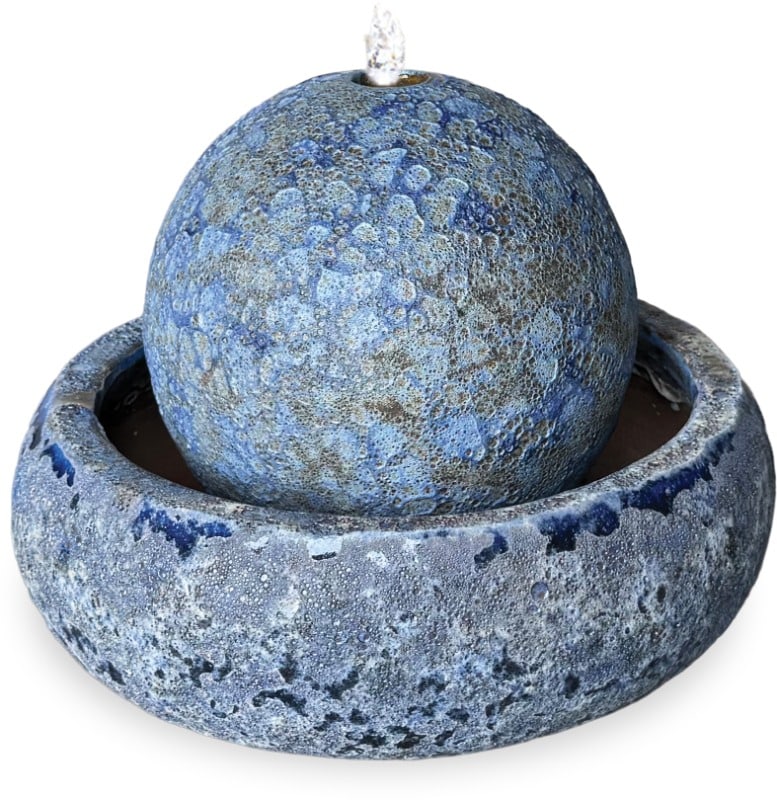 Mar tabletop fountain with LED light
