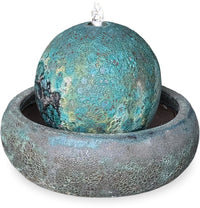 Mar tabletop fountain with LED light